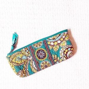 Vera Bradley Peacock Pencil Case